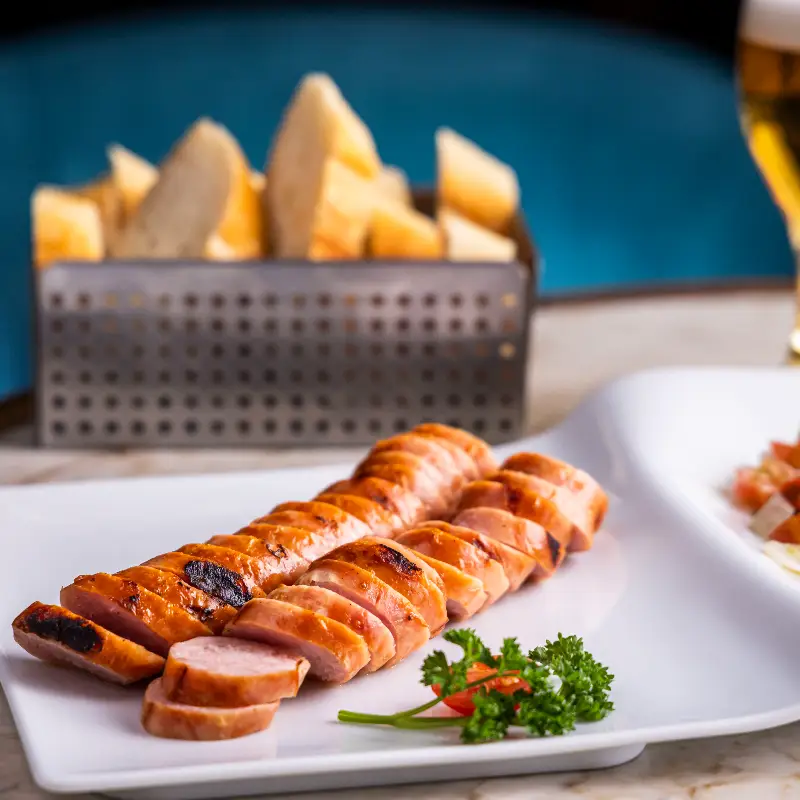 Linguiça de Lombo com Vinagrete